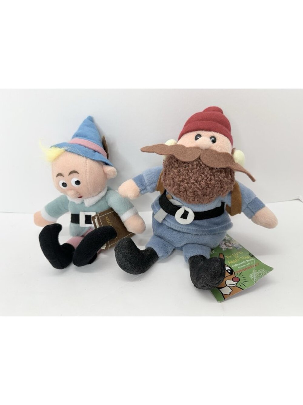 Rudolph Island of Misfit Toys Yukon Cornelius  and Herbie Plush 1998 Stuffins